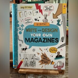USBORNE 10 write and Design your own Magazine Hardcover, Brand New!